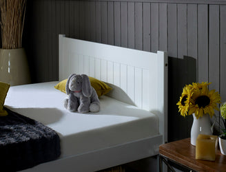 Clifton White Wooden Bed Frame