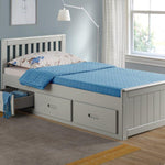 3'0 Mission Grey Wooden Storage Bed