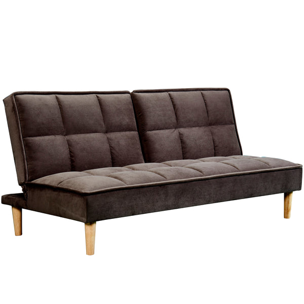 Manhattan 3 Seater Velvet Sofa Bed Mattress Guru