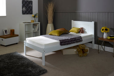 Clifton White Wooden Bed Frame
