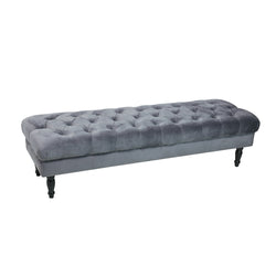 JOY Upholstered Bench, Bedroom Bench Seat, Tufted and Cushioned Entryway Foot Stool. Living Room, Bedroom, Dining Room.