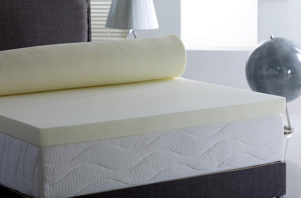 Thick memory foam mattress topper discount