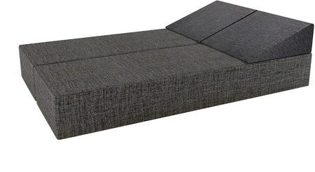 Fabric Sofa Bed/Day Bed with Removable Cushions/Back Rests