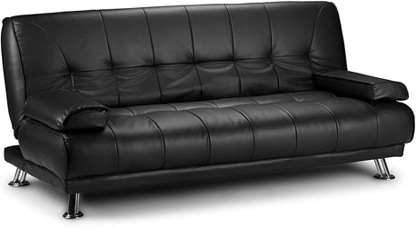 VENICE CLICK CLACK FAUX LEATHER SOFA BED (Various Colours)