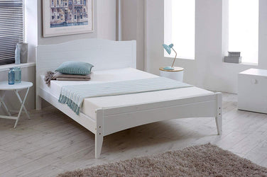 Lauren Bed, White Wooden Frame