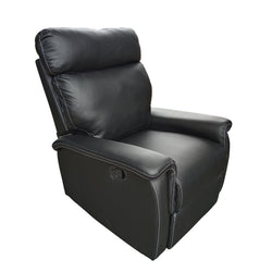 Venus PU Leather Recliner Chair in Dark Brown or Black