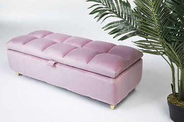 Coco Ottoman Storage Bench with Comfortable Padded Lid (Various Colours)