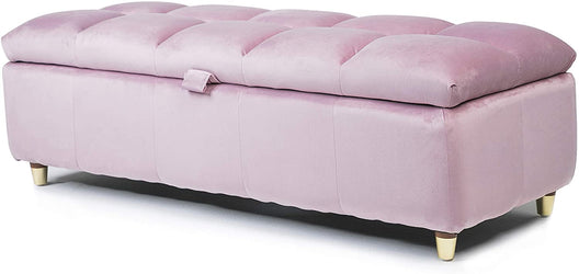 Coco Ottoman Storage Bench with Comfortable Padded Lid (Various Colours)