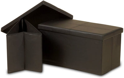 Large Ottoman Folding Storage Box (Various Colours)