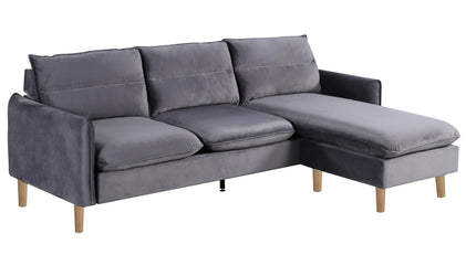 Aida 3 Seater Fabric Sofa With Matching Stool (Various Colours)