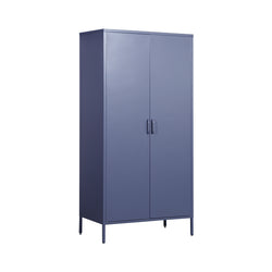 Steel 2 Door Metal Wardrobe (Various Colours)