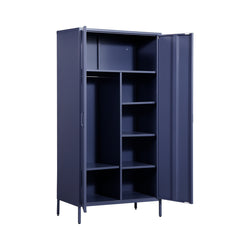 Steel 2 Door Metal Wardrobe (Various Colours)
