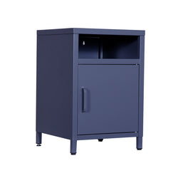 Metal Single Compartment Bedside Table (Various Colours)