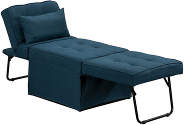 Mito 3 in 1 Travel Chair - Pouffe Stool, Recliner Chair and Guest Bed