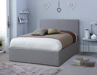 Prado Gas Lift Ottoman Storage Bed (Various Sizes)