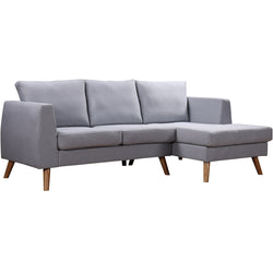 Ewan 3 Seater L-Shaped Corner Sofa
