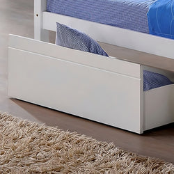 Bedford White Wooden Bunk Bed Frame - 3ft Single