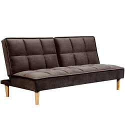 Manhattan 3 Seater Velvet Sofa Bed